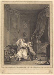 Późna pokuta autorstwa Gerard Rene Le Vilain after Nicolas Lavreince