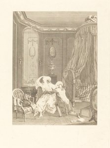 Późna pokuta autorstwa Gerard Rene Le Vilain after Nicolas Lavreince