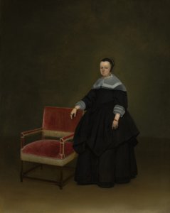 Margaretha van Haexbergen 1614-1676, ok. 1666-67. autorstwa Gerard Terborch II
