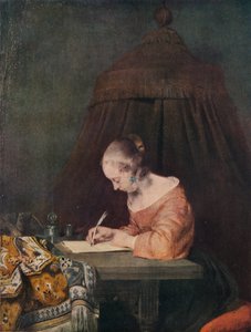 Kobieta pisząca list, c1655, 1938