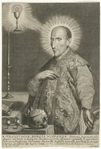 Portret św. Franciszka Borgia autorstwa Gerard de Groos