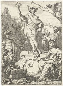 Alegoria handlu z Merkurym autorstwa Gerard de Lairesse (rejected attribution)