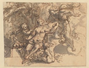 Reprezentacja mitologiczna lub alegoryczna autorstwa Gerard de Lairesse (rejected attribution)