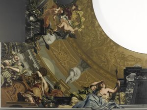 Pięcioczęściowa dekoracja sufitu do Wielkiej Sali Pałacu Soestdijk autorstwa Gerard de Lairesse