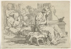 Cisza i Gadatliwość autorstwa Gerard de Lairesse