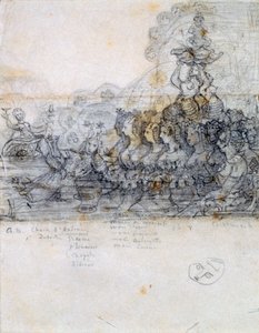 „Zgromadzenie polityczne dla Katarzyny Medycejskiej”, 1854-1855 autorstwa Gerard de Nerval