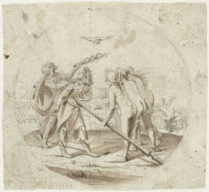Wyrok Paryża autorstwa Gerard ter Borch (I) (possibly)