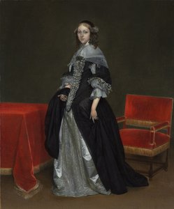 Portret kobiety, c.1665 autorstwa Gerard ter Borch