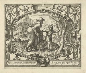 De mens op negentigjarige leeftijd Tien leeftijden van de mens (series title)   1371628   pl       polish Successfully Translated  Original: Tab I, Octopus, Illustration from from Historiæ naturalis de quadrupetibus Translat: Tab I, Octopus, Illustration f