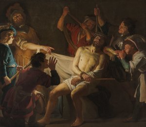 Chrystus ukoronowany cierniem (Mt 27:27-31)