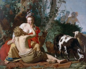 Granida i Daifilo autorstwa Gerard van Honthorst