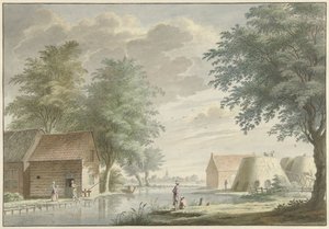 Piece wapiennicze w Hillegom autorstwa Gerard van Rossum