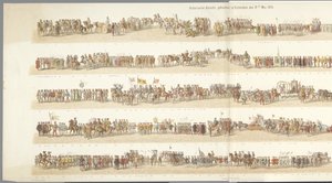 Parada historyczna w Rotterdamie Procesja historyczna, która odbyła się w Rotterdamie 21 maja 1874 r. (tytuł na obiekcie)