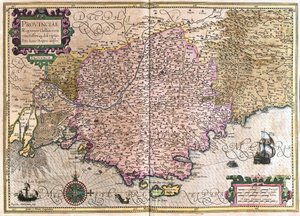 Francja (grawerowanie autorstwa Gerardus Mercator
