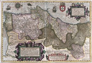 Portugalia (grawerowanie autorstwa Gerardus Mercator