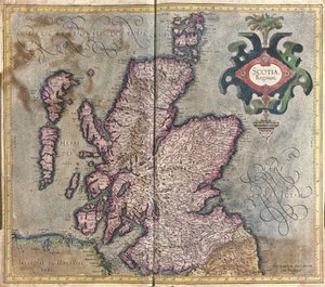 Szkocja, Wielka Brytania autorstwa Gerardus Mercator