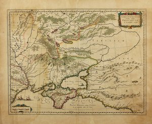 Chersonez Taurydzki. Mapa Krymu, 1595