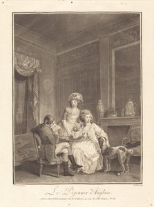Angielski obiad autorstwa Geraud Vidal after Nicolas Lavreince
