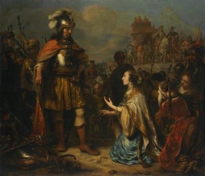 Aleksander i kobiety Dariusza autorstwa Gerbrand van den Eeckhout