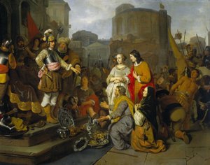 Kontynencja Scypiona, 1650-55 autorstwa Gerbrand van den Eeckhout