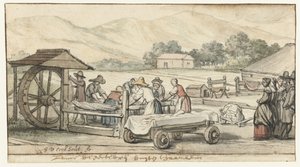 Bleaching Fields w pobliżu Haarlem autorstwa Gerbrand van den Eeckhout