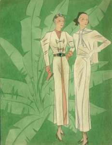 Moda damska 1934 / sukienki / Gerd Hartung