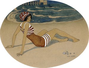 Nowy kostium kąpielowy autorstwa Gerda Marie Frederike Wegener