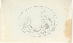 Książę koronny Fryderyk z księciem koronnym (Chr. VIII) autorstwa Gerhard Ludvig Lahde