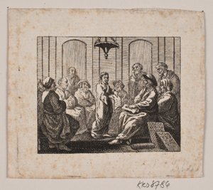 Chrystus w świątyni autorstwa Gerhard Ludvig Lahde