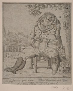 Gastronom po obiedzie autorstwa Gerhard Ludvig Lahde