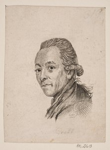 Portret malarza A. Graffa autorstwa Gerhard Ludvig Lahde