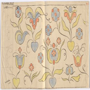 Muzeum Sztuki Użytkowej w Oslo: Sala I (od strony ulicy). Biuletyn nr 11 autorstwa Gerhard Munthe