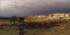 Zbieranie ziemniaków autorstwa Gerhard Peter Frantz Vilhelm Munthe