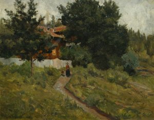 Kobieta i dziecko autorstwa Gerhard Peter Frantz Vilhelm Munthe