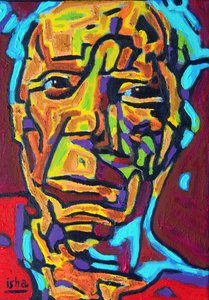 San Picasso, 2021, olej na płótnie