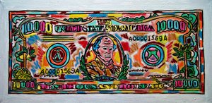 Ten Grand,2019 (olej na płótnie) autorstwa Gerhardt Isringhaus