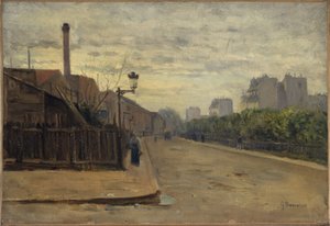 Rue Auguste-Cain, około 1900 (olej) autorstwa Germain Eugene Bonneton