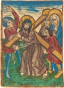 Chrystus niosący krzyż autorstwa German 15th Century