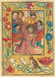 Chrystus niosący krzyż autorstwa German 15th Century