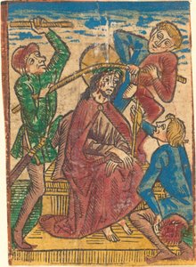Chrystus ukoronowany cierniem autorstwa German 15th Century