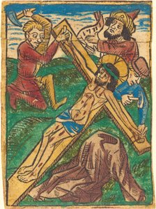 Chrystus przybity do krzyża autorstwa German 15th Century