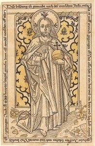 Przed Chrystusem Nas Salvatore autorstwa German 15th Century