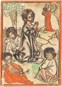 Chrystus na Górze Oliwnej autorstwa German 15th Century