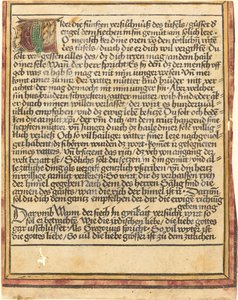 Napomnienie przeciwko skąpstwu autorstwa German 15th Century