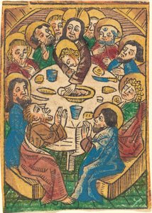 Ostatnia Wieczerza autorstwa German 15th Century