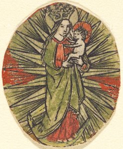 Madonna z Dzieciątkiem autorstwa German 15th Century