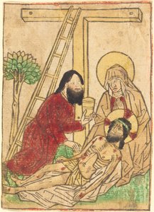 Pieta z Saint John autorstwa German 15th Century
