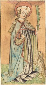 Św. Agnieszka autorstwa German 15th Century