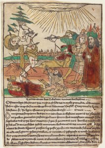 Św. Sebastian autorstwa German 15th Century