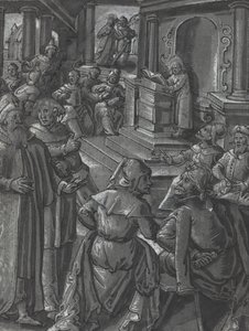 Chrystus uzdrawiający chromych [verso]